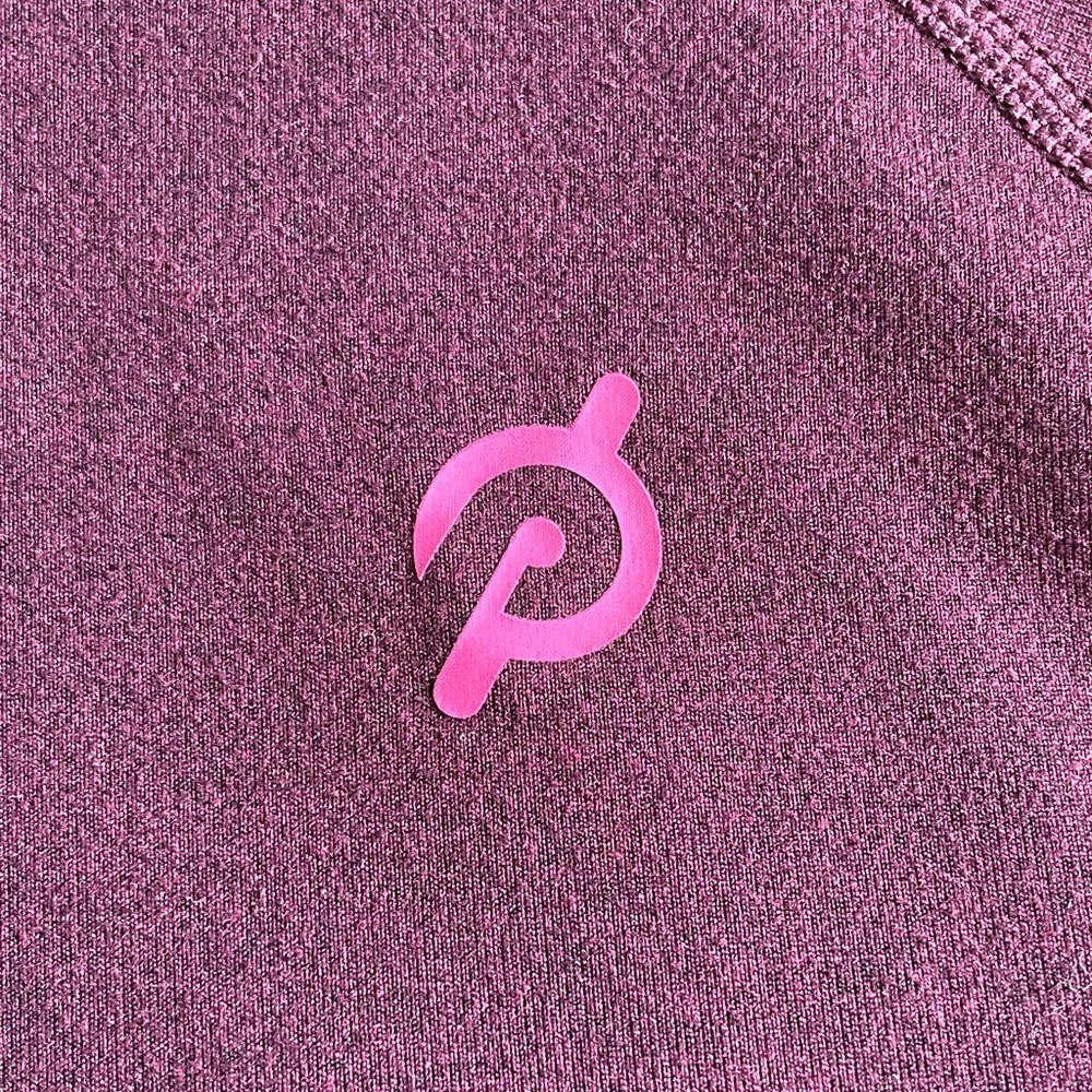 Peloton Purple Hooded Sweatshirt with Classic Design - Picture 3 of 4